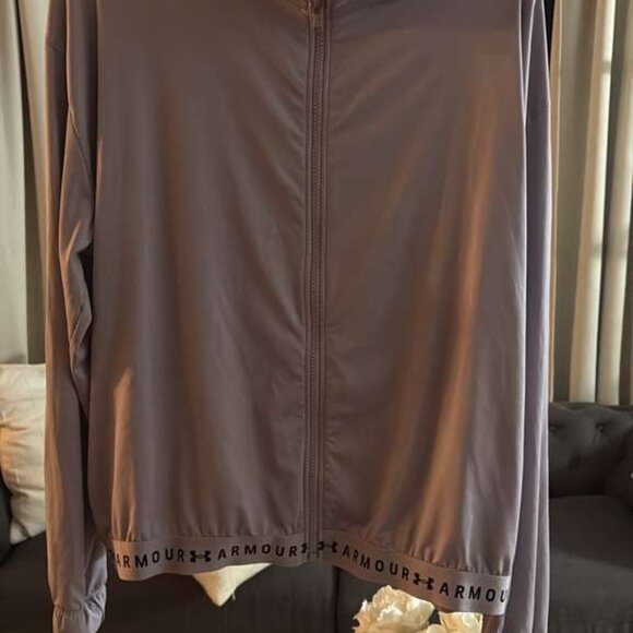 Under Armour Lavender Track Jacket XL Full Zip - Picture 3 of 6